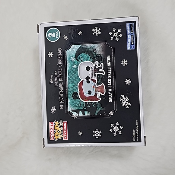 Funko Pocket Pop Keychain Sally & Jack Skellington 2 pack - Picture 3 of 4